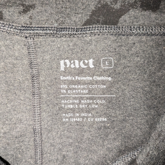 Pact Gray Mini Skater Skort with Two Pockets - Picture 3 of 3